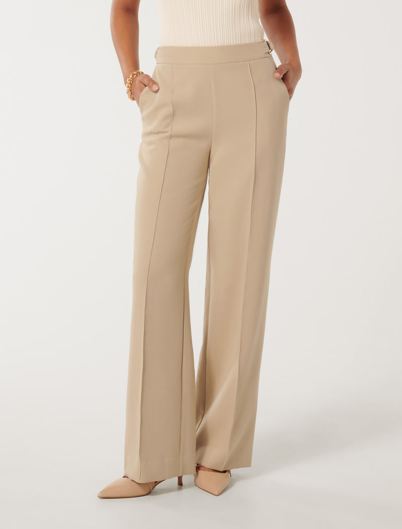 Mila D-Ring Wide Leg Pants Forever New