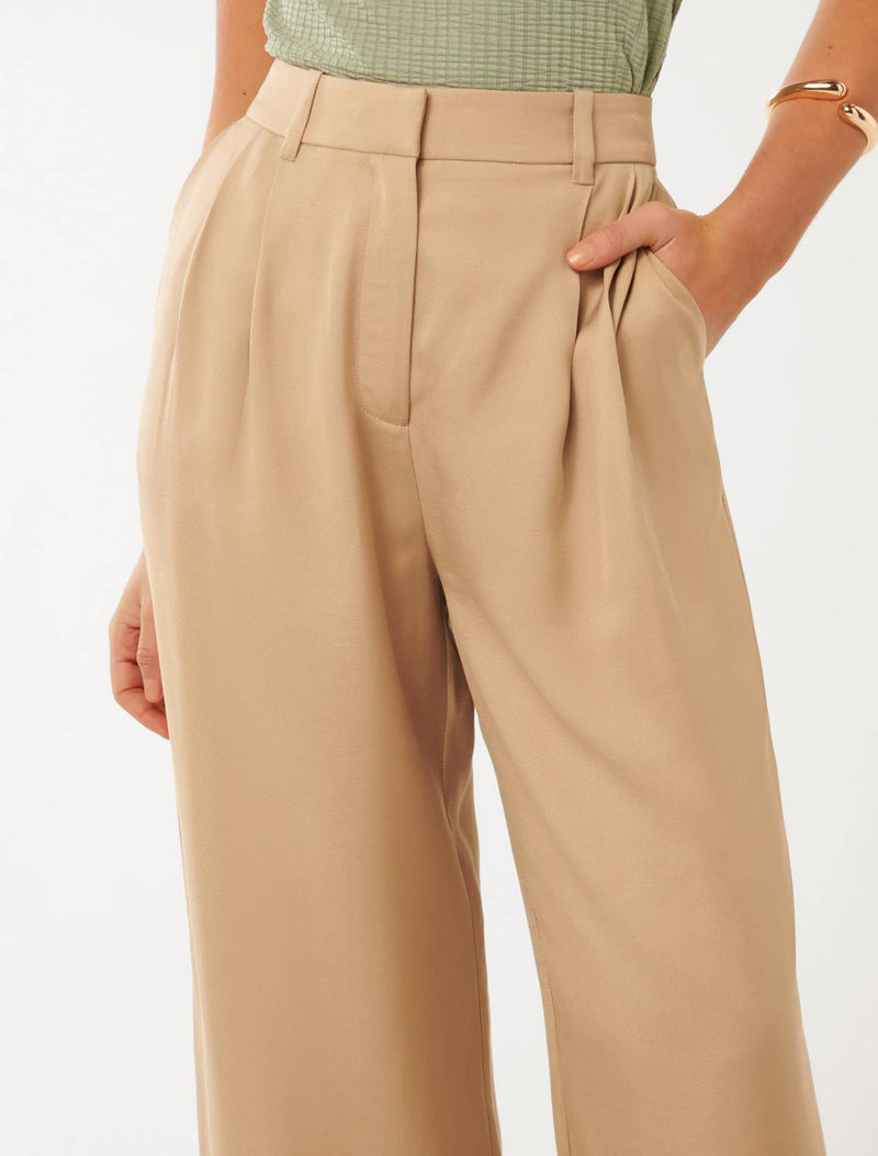 Mikayla Pleated Wide Leg Pants Forever New