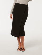 Camilla Crepe Midi Skirt Forever New