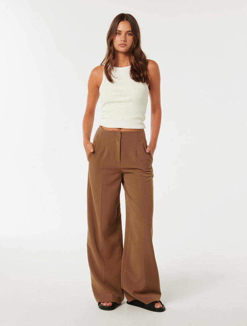 Freya High Waist Wide Leg Pants Forever New