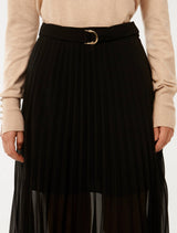 Esme Belted Pleated Skirt Forever New