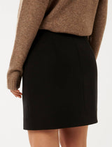 Edie Buckle Detail Wrap Skirt Forever New