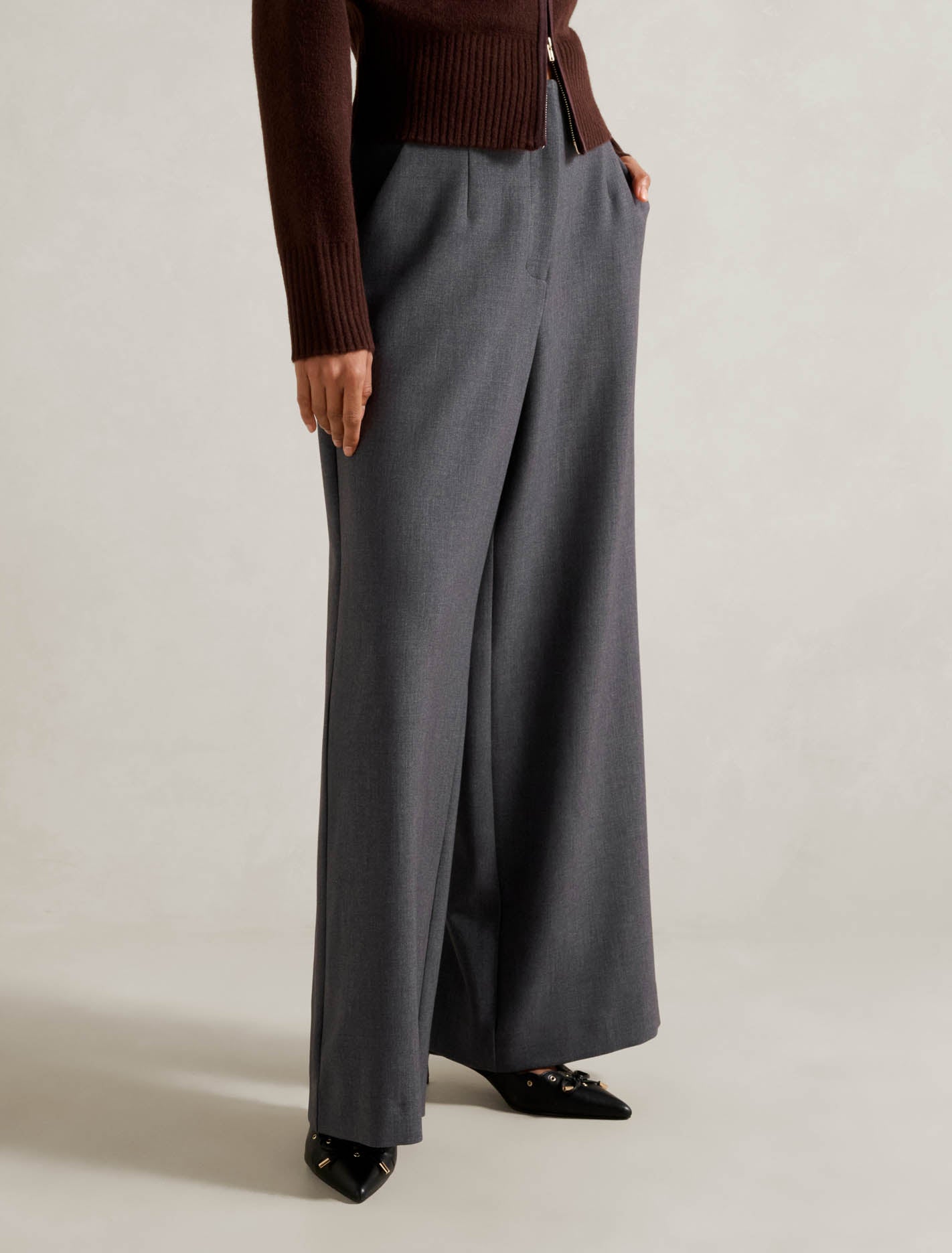 Freya Petite High Waist Wide Leg Pants