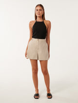 Olympia Linen Shorts Forever New