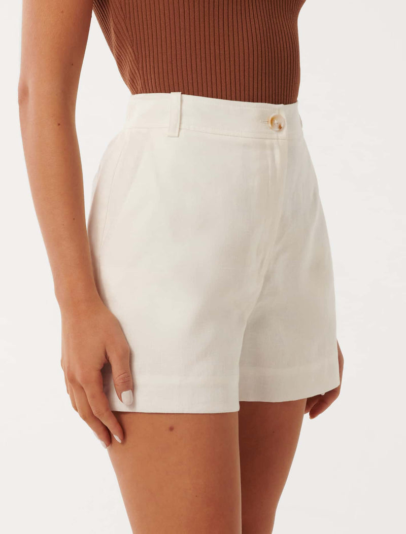 Olympia Linen Shorts Forever New