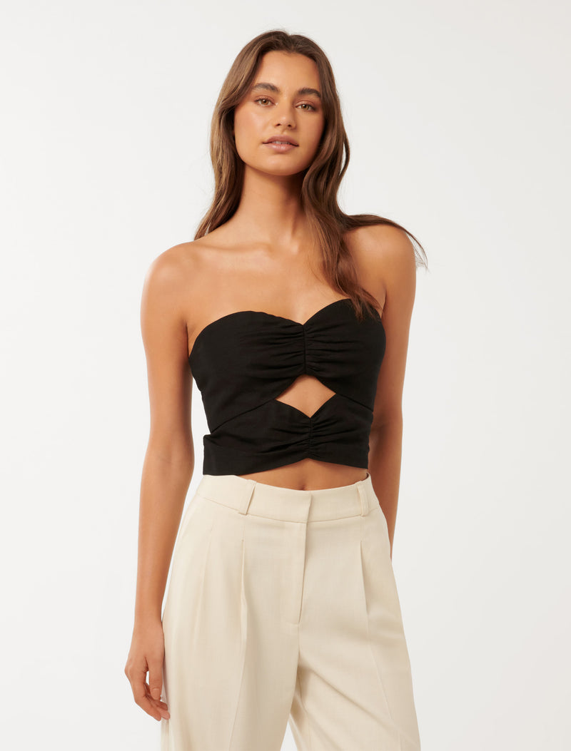 Cara Cutout Bandeau Top Forever New