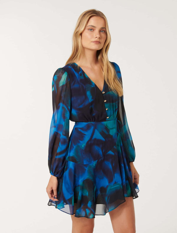 Tamara Asymm Mini Dress Forever New