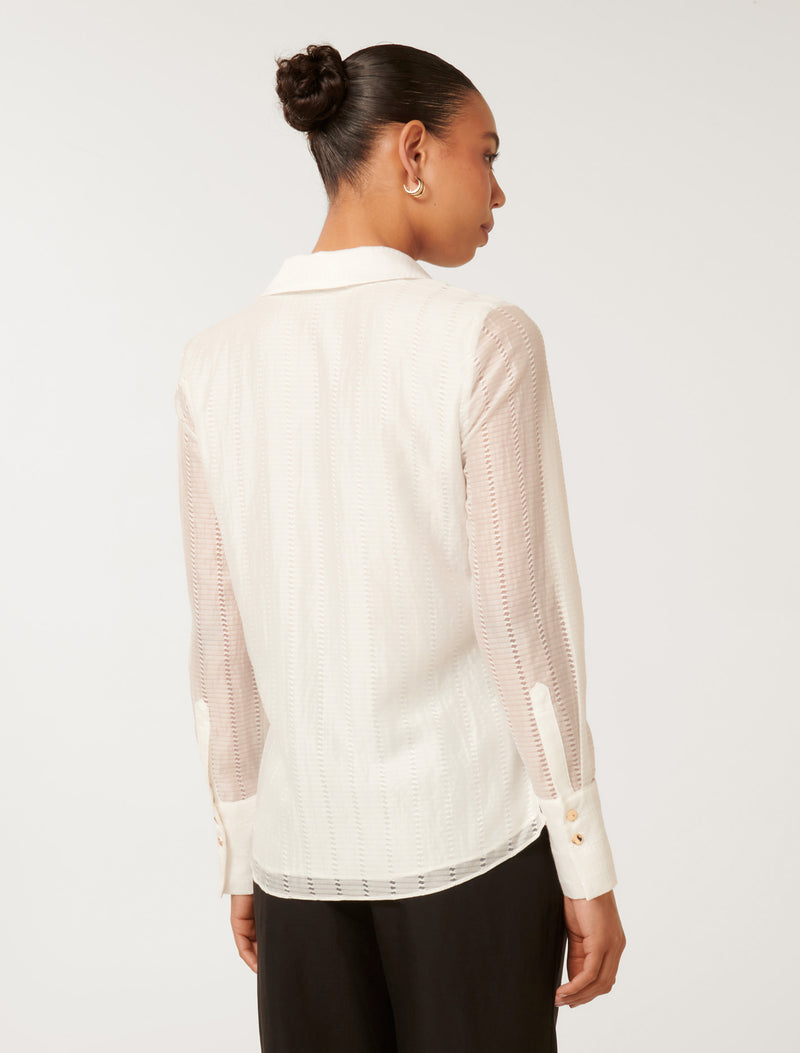 Jacqui Textured Shirt Forever New