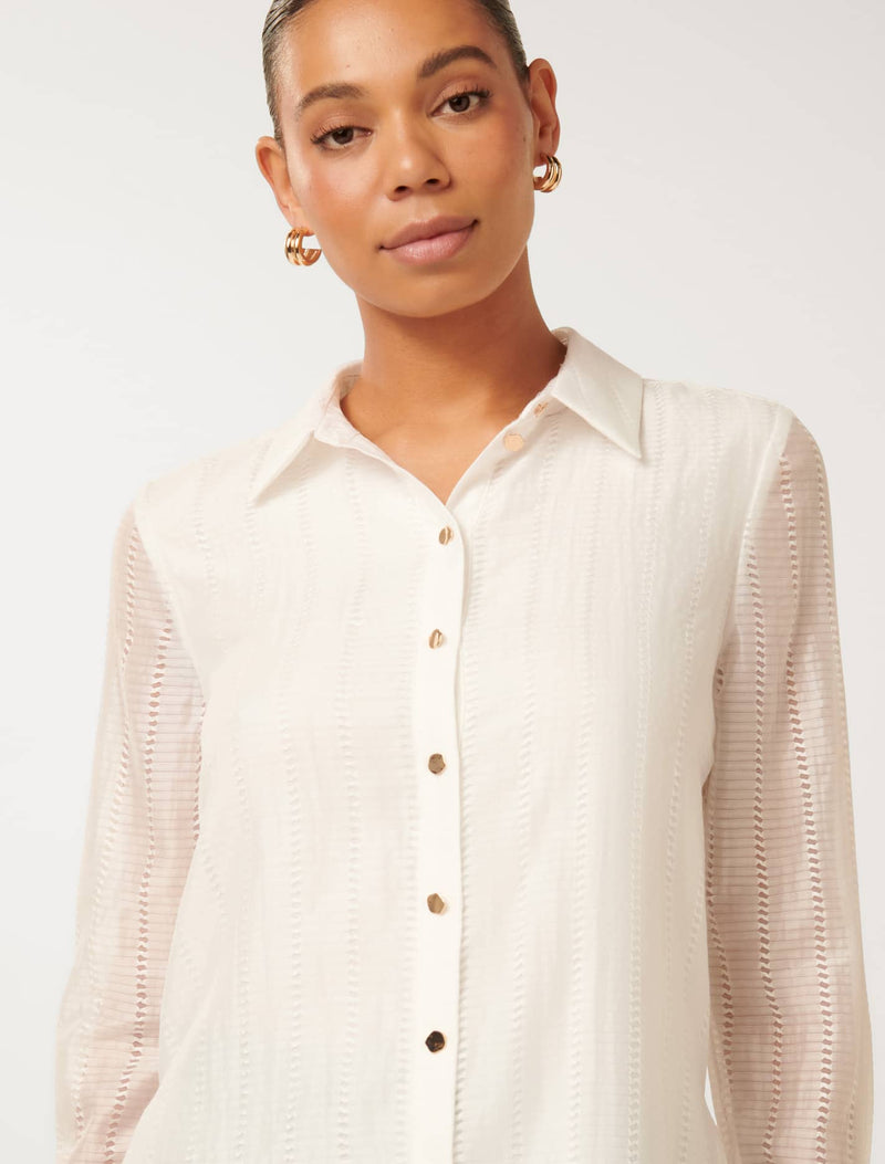 Jacqui Textured Shirt Forever New