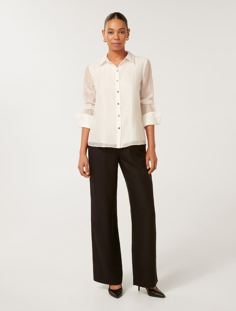 Jacqui Textured Shirt Forever New