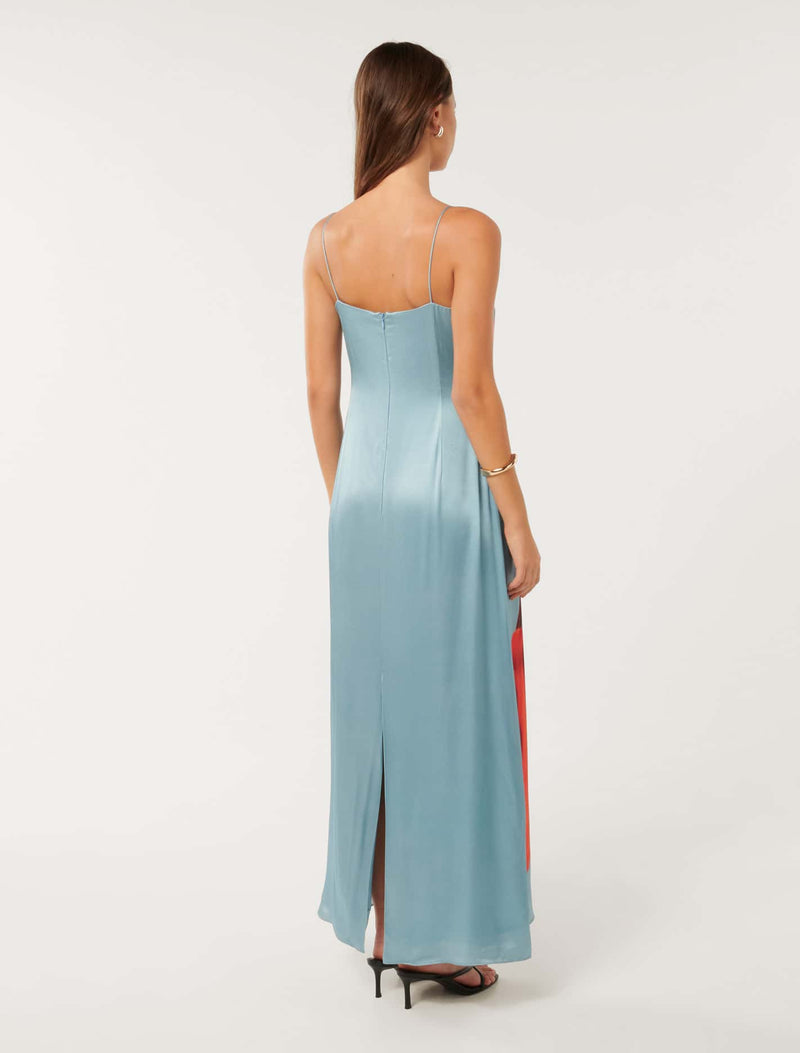 Constance Satin Maxi Dress Forever New