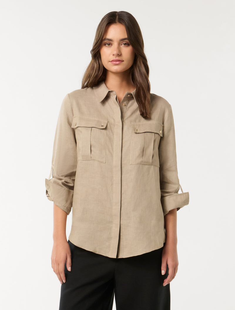 Spencer Utility Shirt Forever New