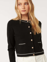 Gigi Tipped Cardigan Forever New