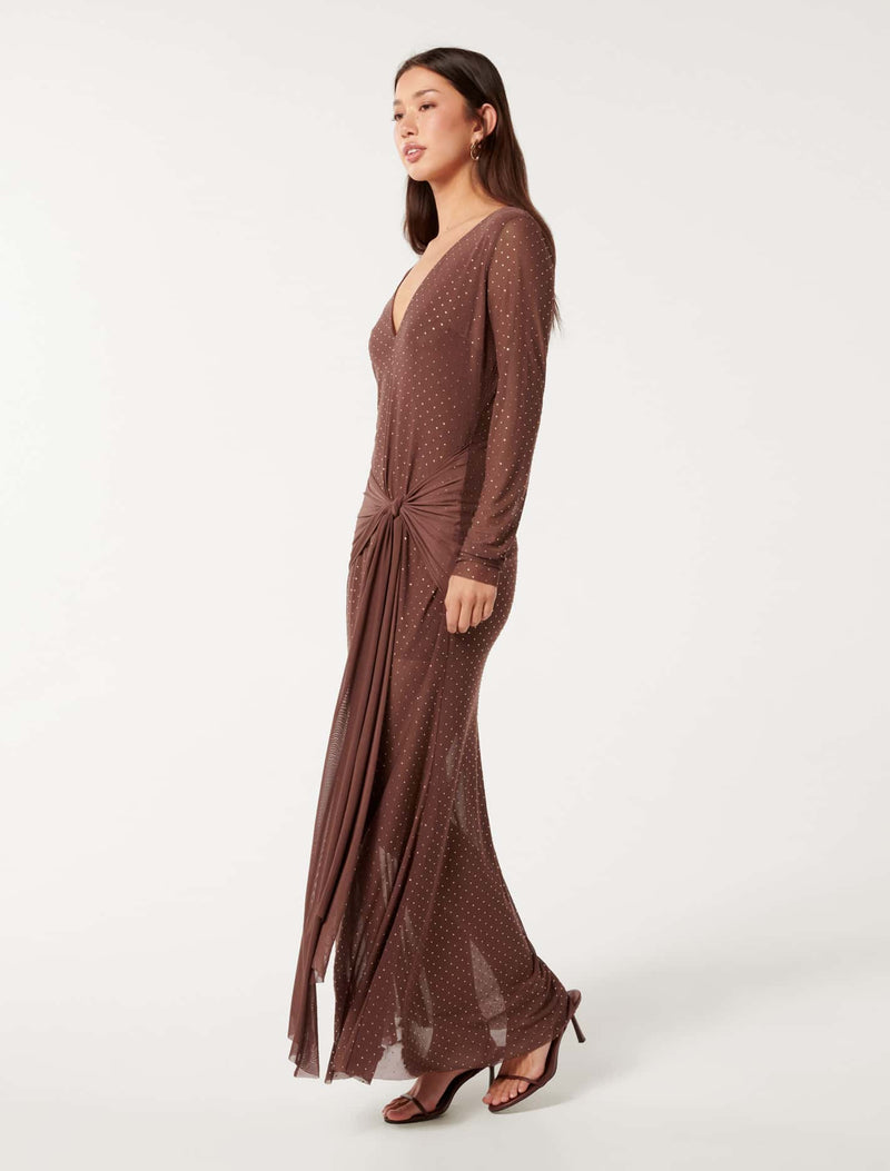 Layton Heat Seal Maxi Dress Forever New