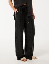 Emma Cupro Wide Leg Pants Forever New