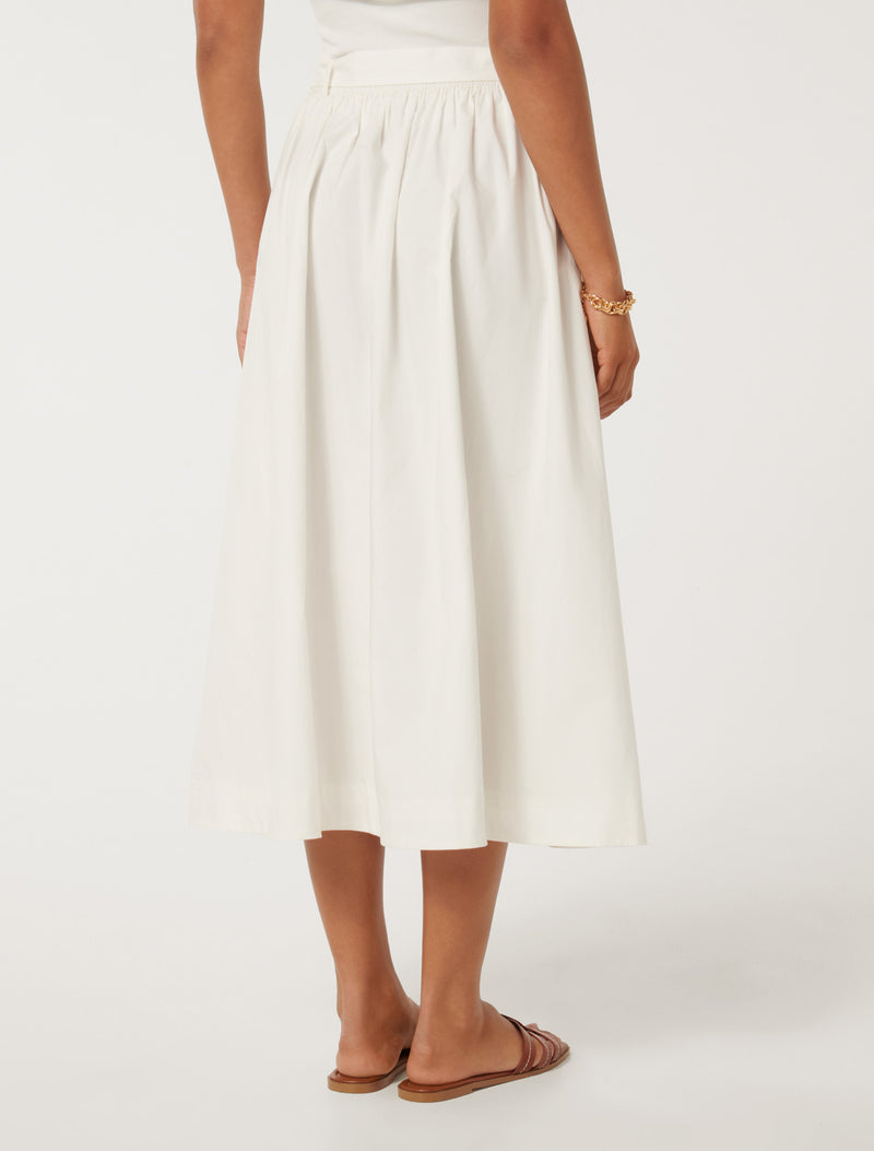 Madeleine Belted Midi Skirt Forever New