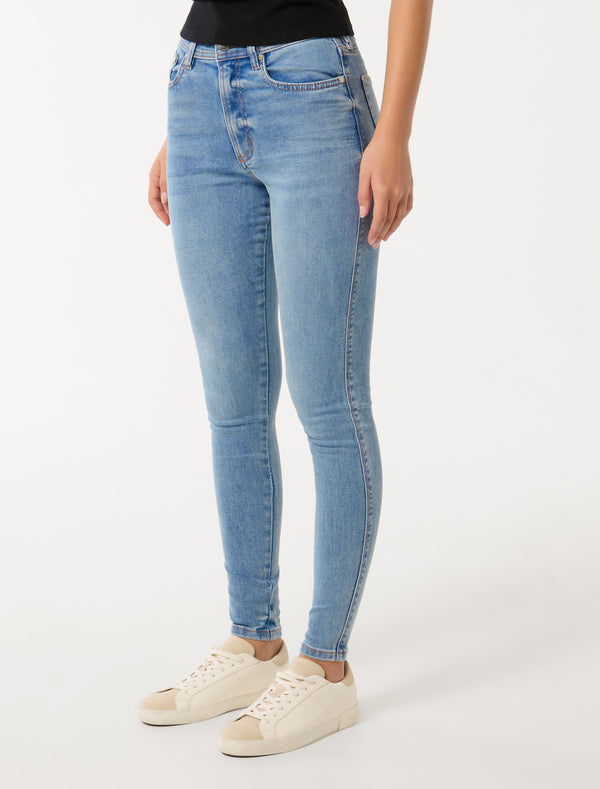 Ashley Mid-Rise Skinny Jeans Forever New