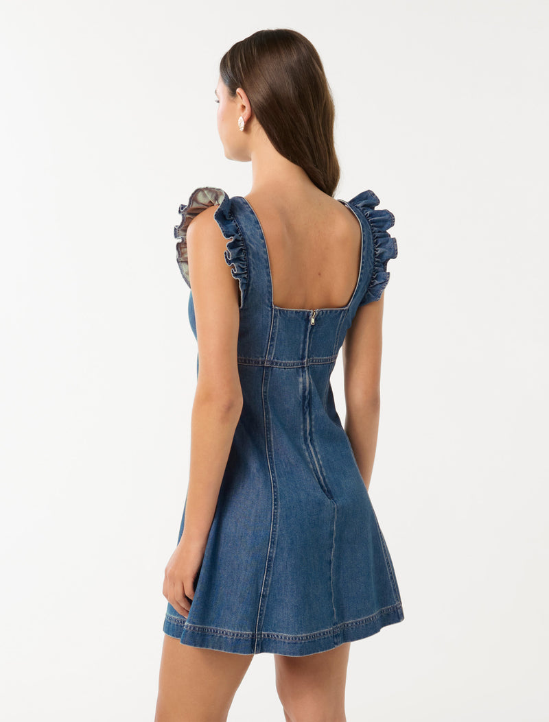 Rose Denim Dress Forever New