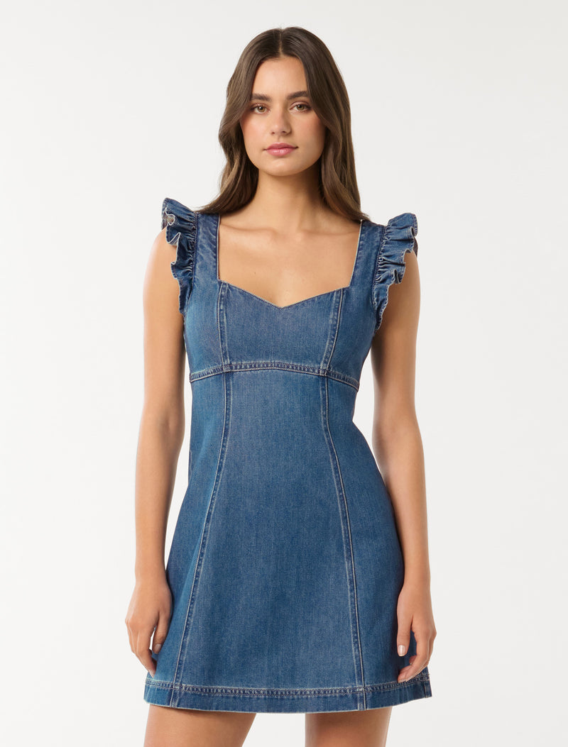 Rose Denim Dress Forever New