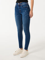 Nala Mid-Rise Skinny Jeans Forever New