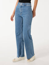 Lauren High Waisted Flare Jeans Forever New