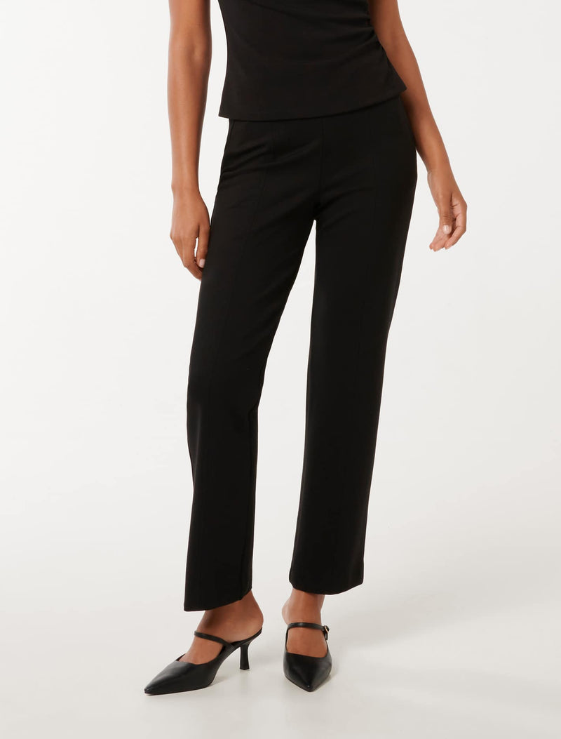 Percy Crop Ponte Pants Forever New