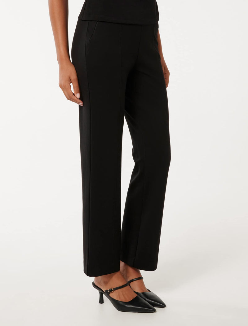 Percy Crop Ponte Pants Forever New