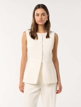 Pyper Belted Sleeveless Blazer Forever New