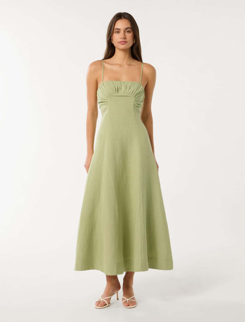 Forever new green dress best sale