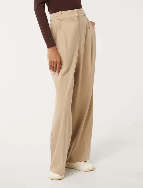 Libby Petite Wide Leg Pants Forever New