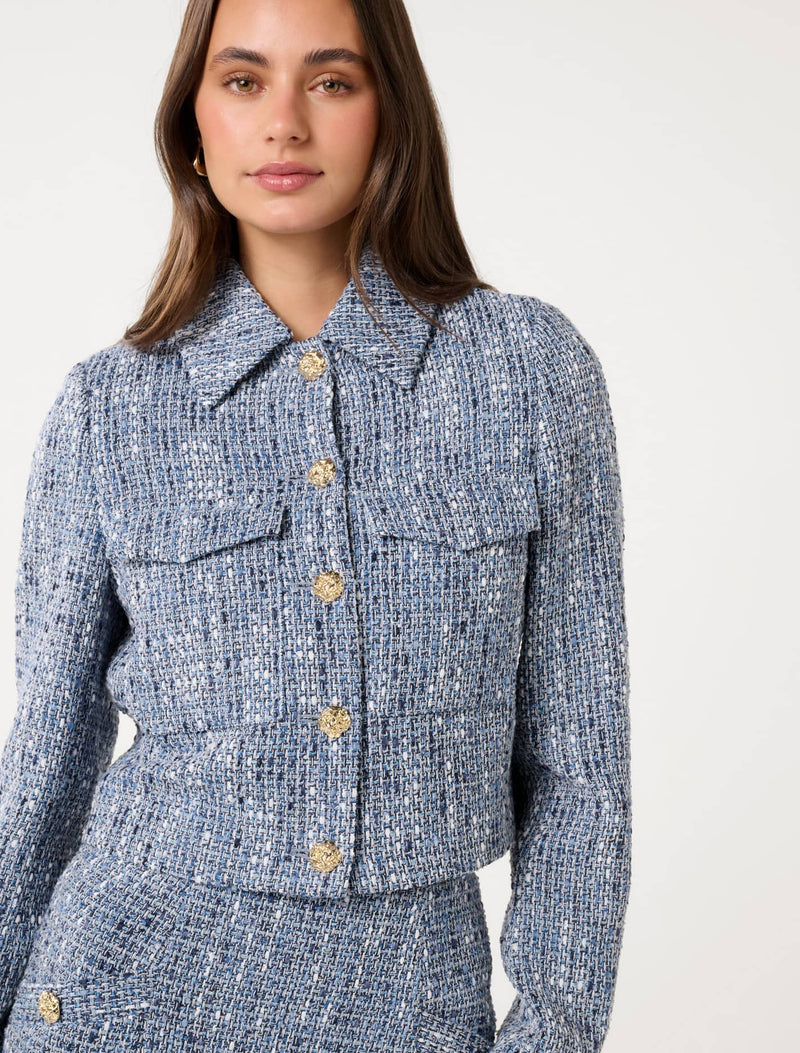 Marley Boucle Jacket Forever New