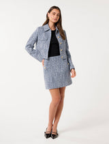 Marley Boucle Jacket Forever New