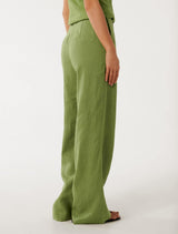 Posey Linen Wide Leg Pants Forever New