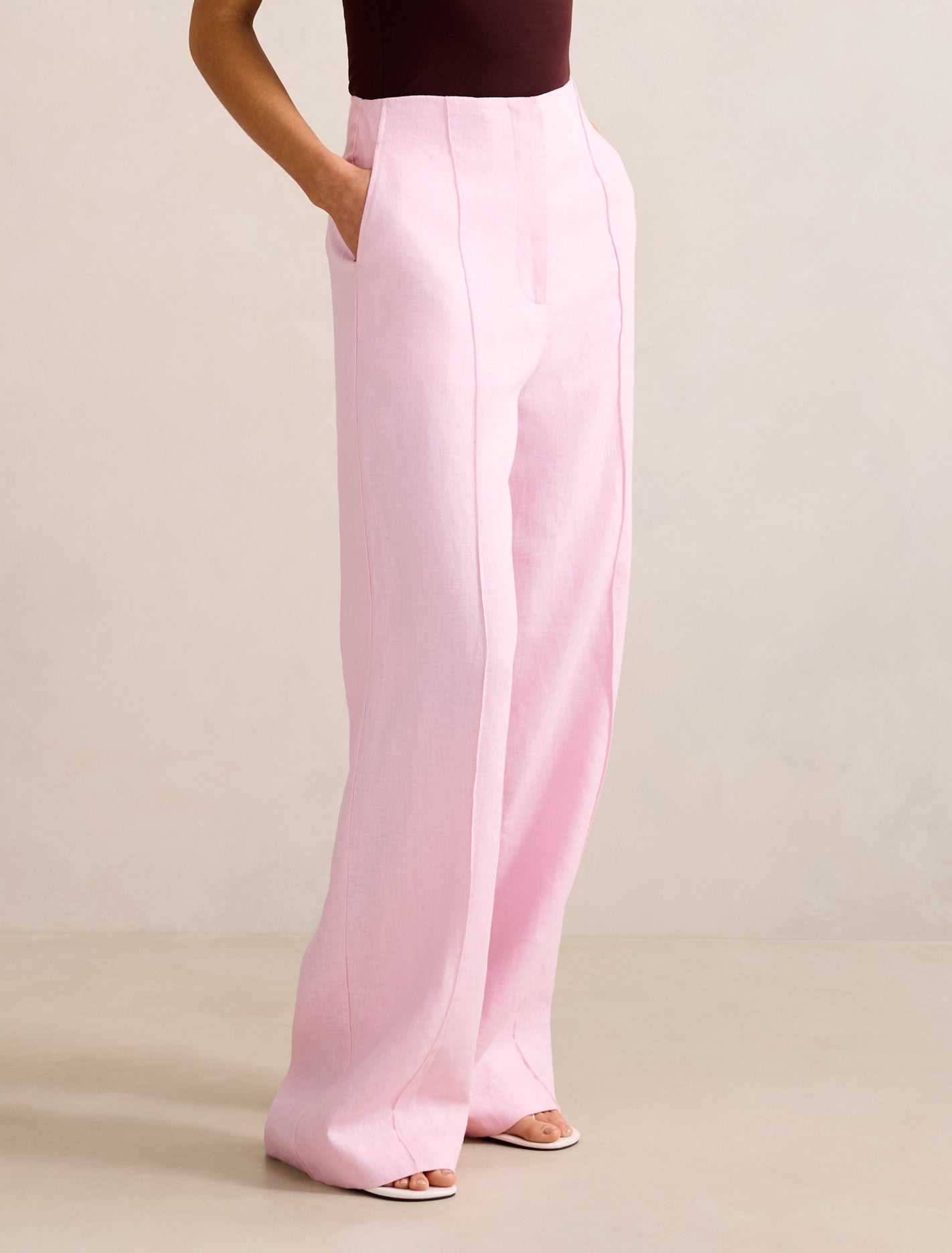 Posey Linen Wide Leg Pants