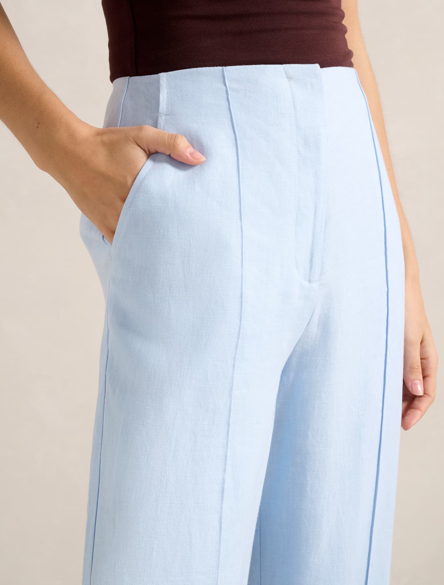 Posey Linen Wide Leg Pants