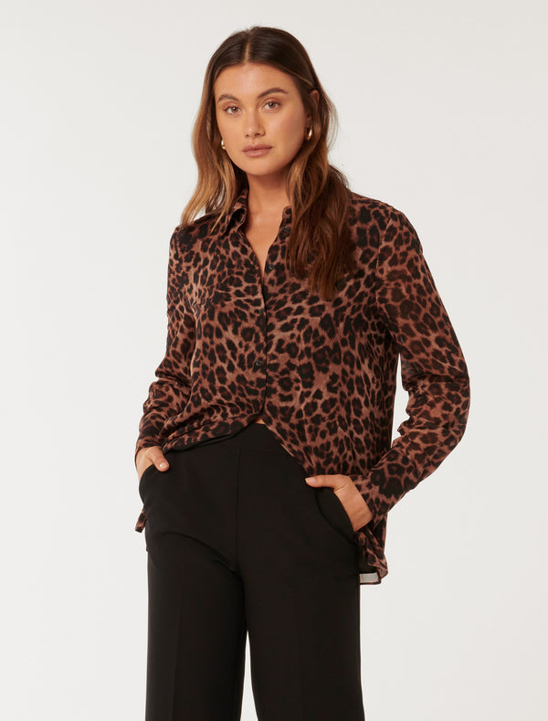 Blakely Printed Shirt Forever New