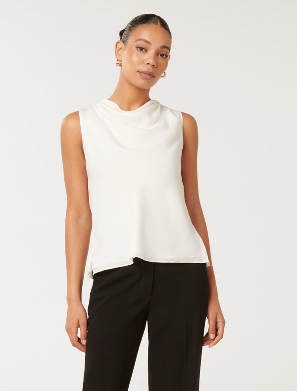 Sallie Cowl Tank Top Forever New