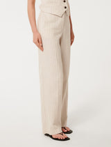 Blake Pinstripe Wide Leg Pants Forever New