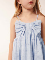 Adeline Bow Girls Dress Forever New