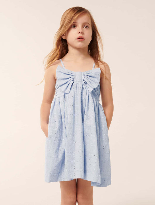 Adeline Bow Girls Dress Forever New