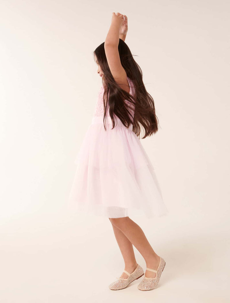 Eloise Layered Tulle Girls Dress Forever New