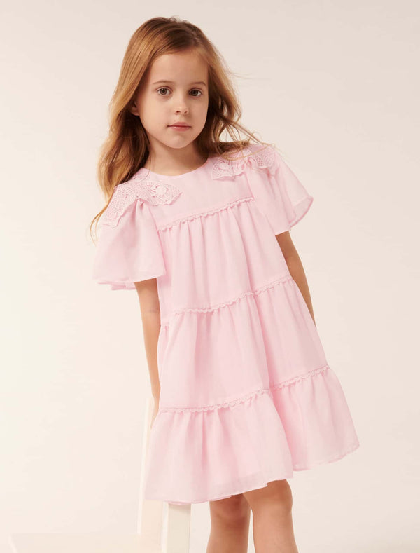 Shauna Tiered Girls Dress Forever New