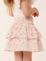 Billie Shirred Tiered Skirt Forever New