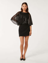 Serena Sequin Cape Forever New