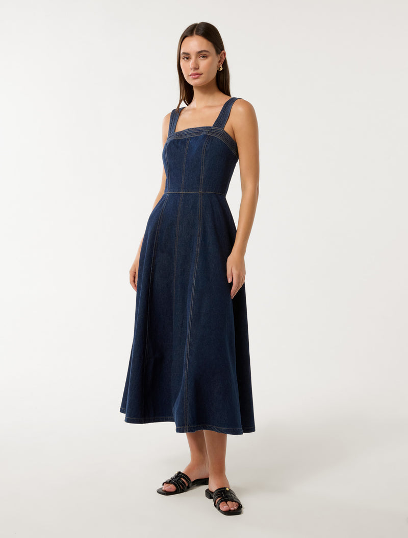 Allanah Denim Dress Forever New