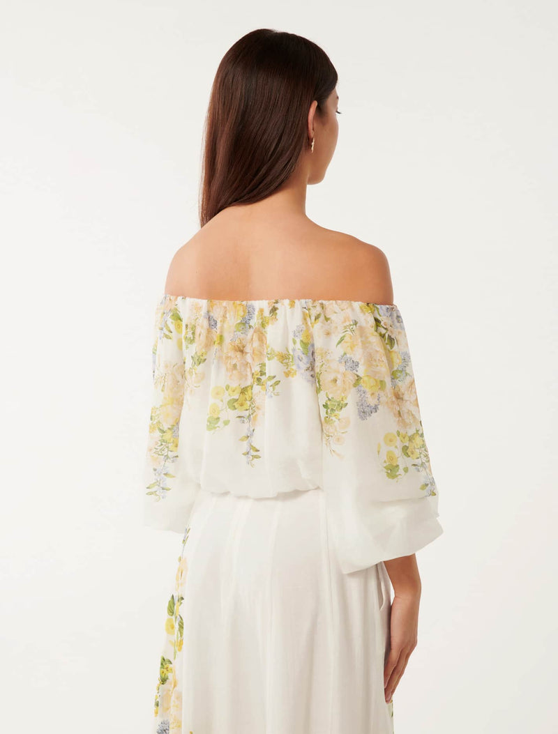 Gardenia Bardot Blouse Forever New