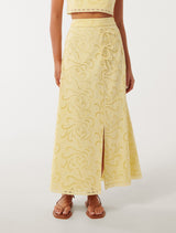 Emelia Broderie Midi Skirt Forever New