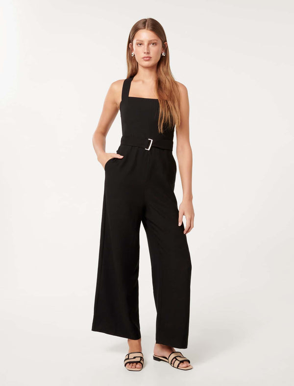 Estella Belted Jumpsuit Forever New