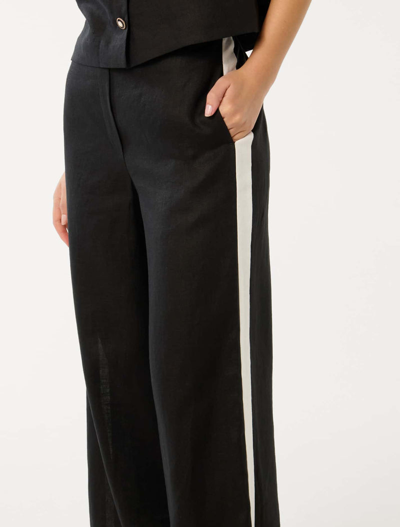 Keeley Tipped Wide Leg Pants Forever New