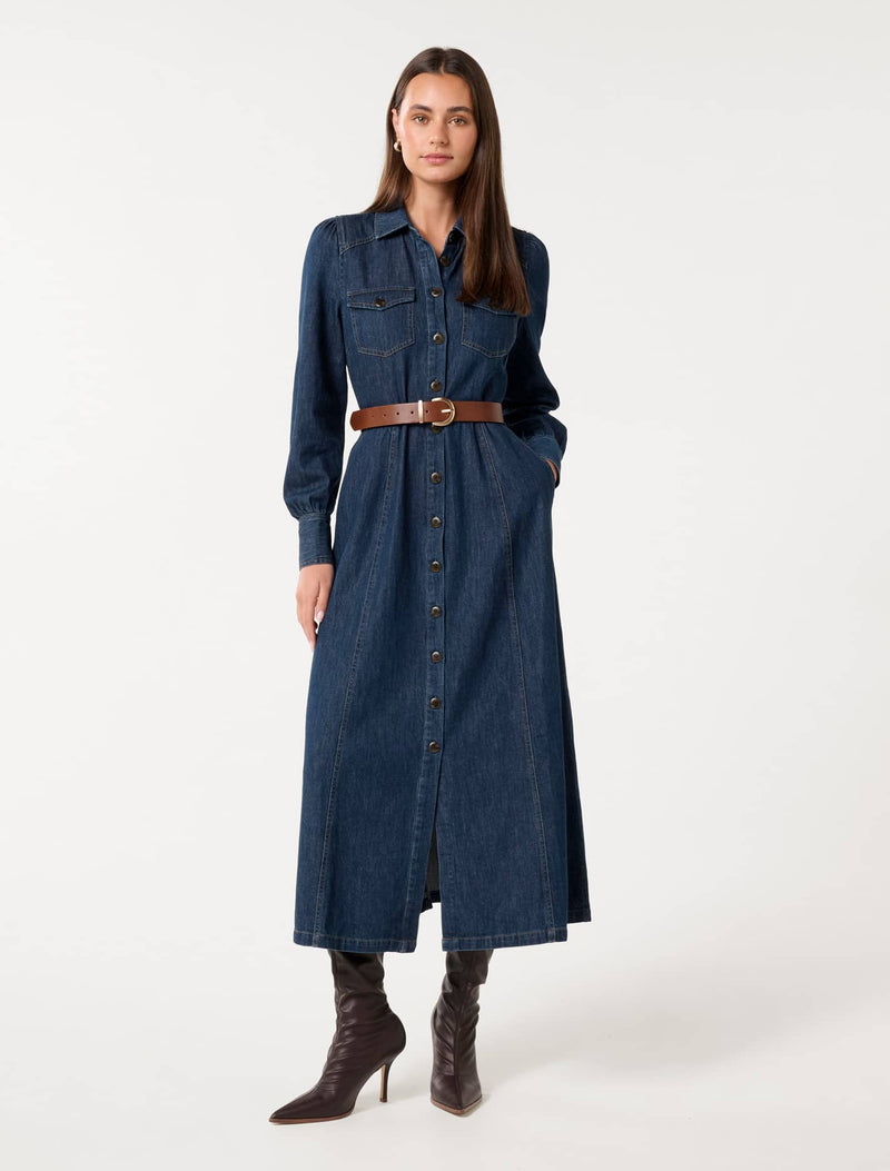 Elizabeth Denim Dress Forever New